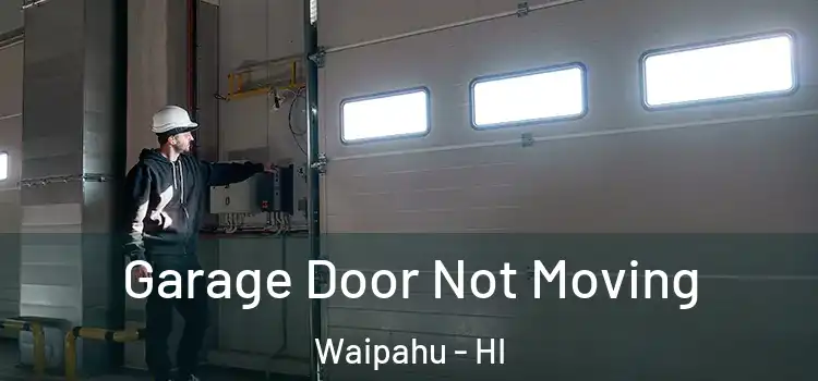  Garage Door Not Moving Waipahu - HI