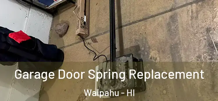  Garage Door Spring Replacement Waipahu - HI