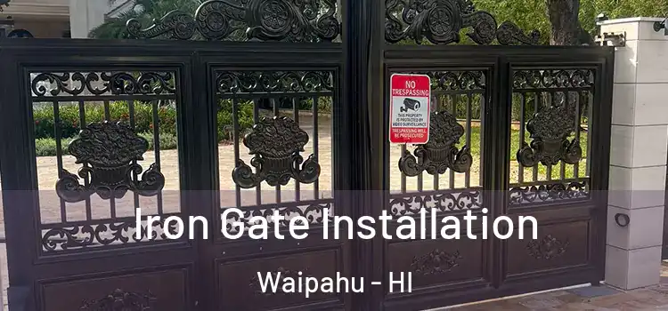 Iron Gate Installation Waipahu - HI
